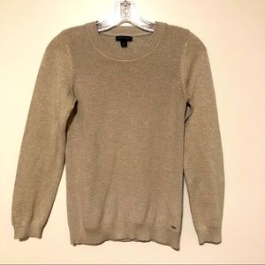 3/$12 Tommy Hilfiger gold sparkle sweater
